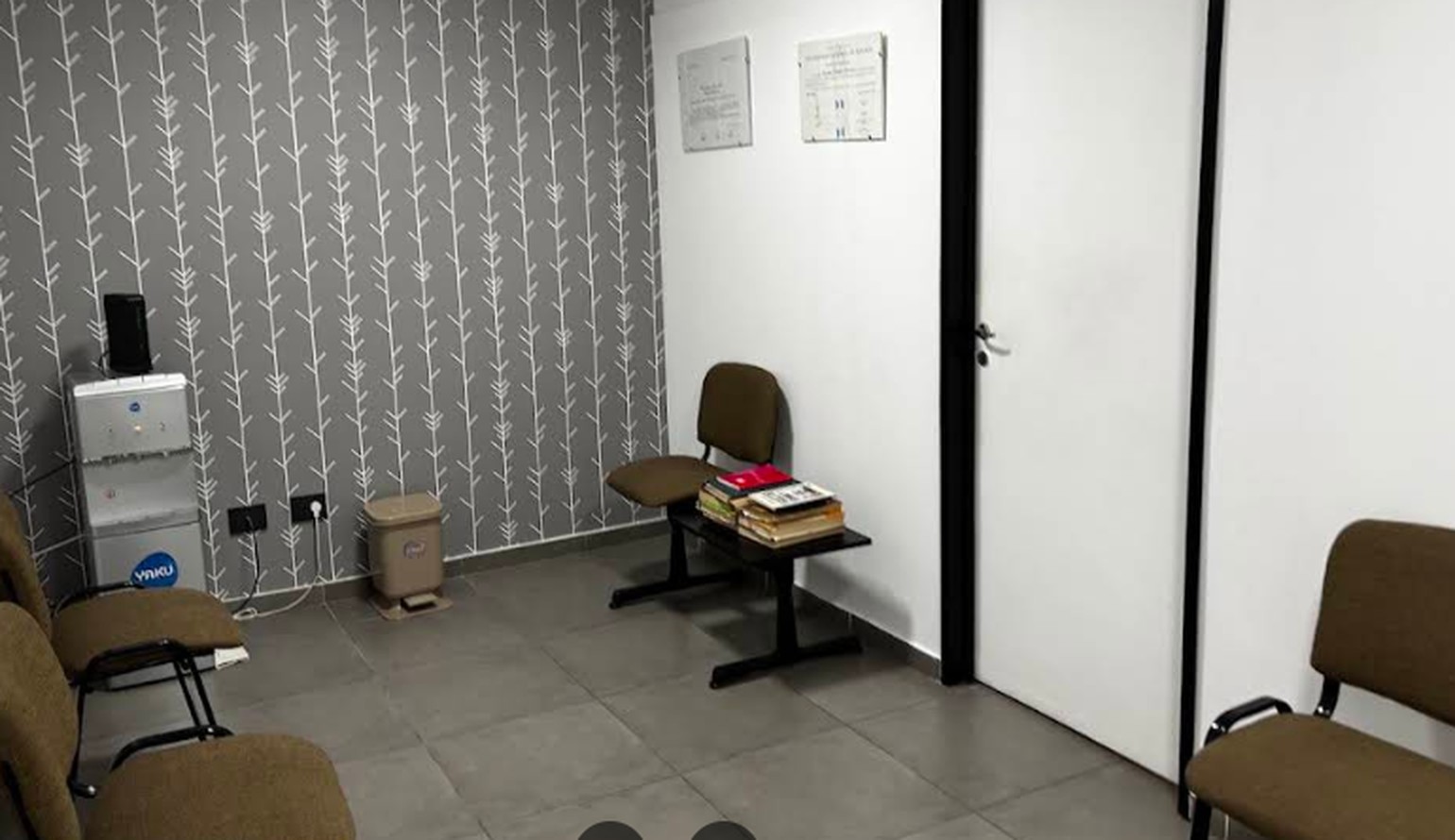 Sala de espera del consultorio